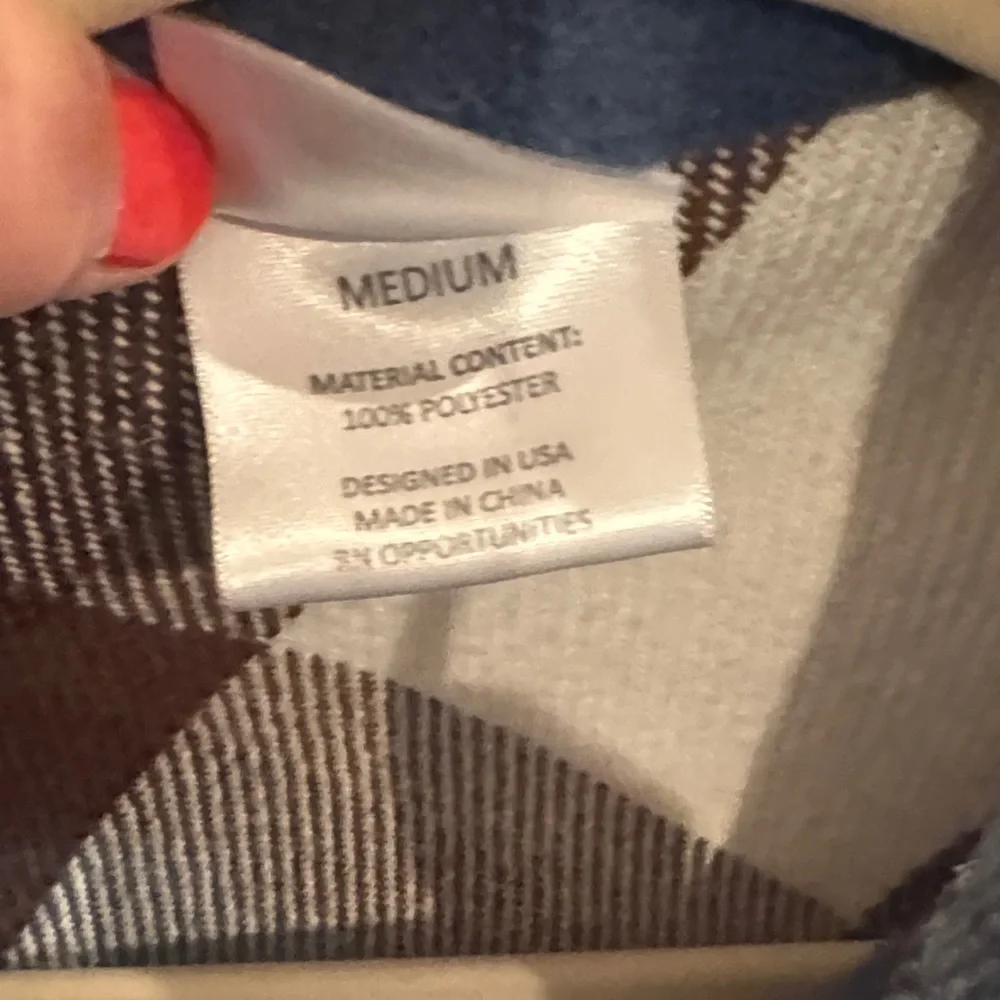 Plaid Button-Up Jacket - Picture 2 of 2